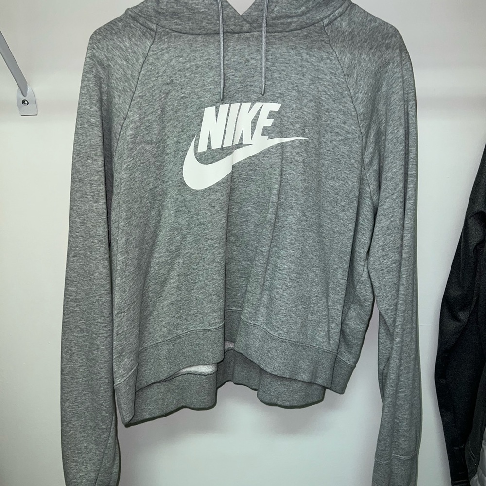 Nike Women's Heather Gray Hoodie